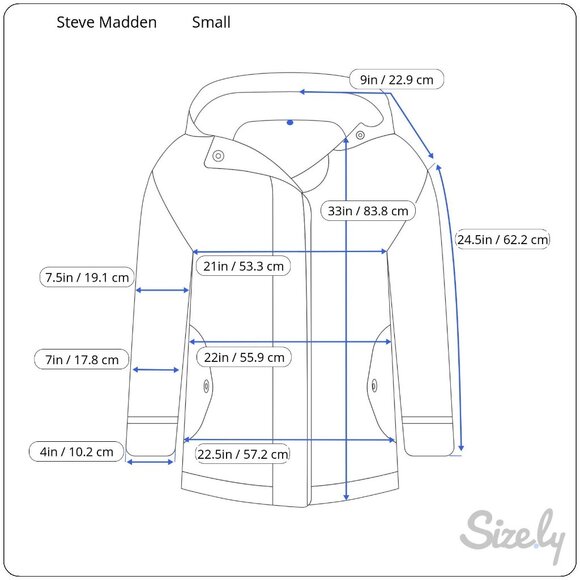 Steve Madden Small Black Quilted Hooded Jacket Multiple Pockets NWOT - Picture 2 of 7